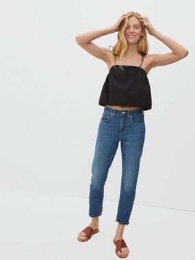 Everlane The Super-Soft Relaxed Jean in Vintage Dark Blue, Size 28 Regular